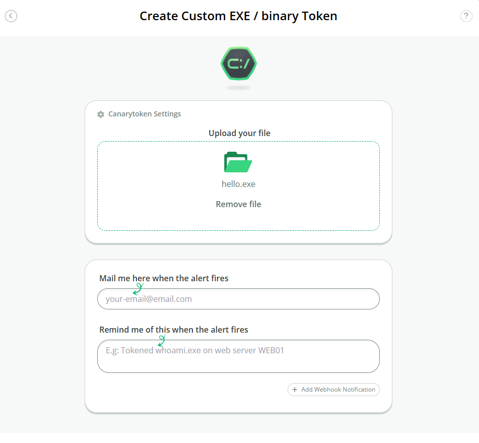 canary screenshot