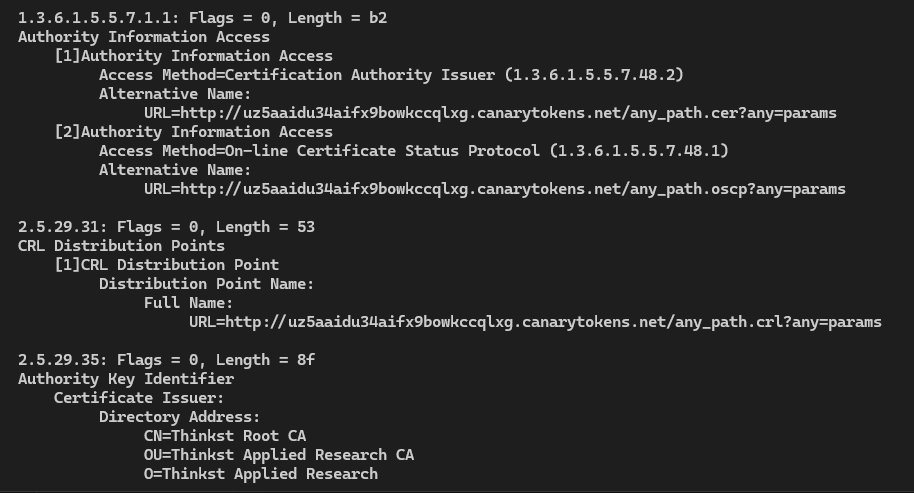 canary screenshot